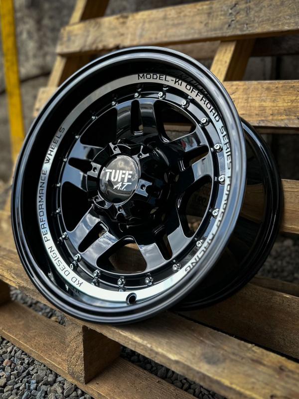 ARO 15X8 (H5856) 6/139.7 BLACK + UNDER CUT (SET 4 AROS)