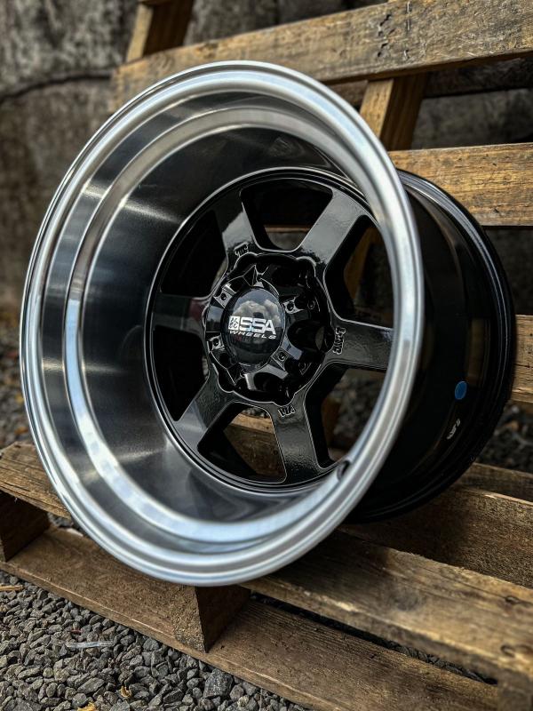 ARO 16X10 (6059) 6/139.7 BLACK MACHINE LIP (SET 4 AROS)