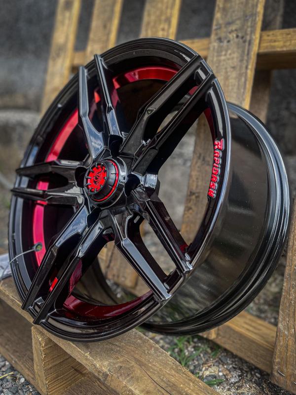 ARO 15X6.5 (RD-R1-155498) 4/108 BLACK+RED.UC+ MILL (SET 4 AROS)