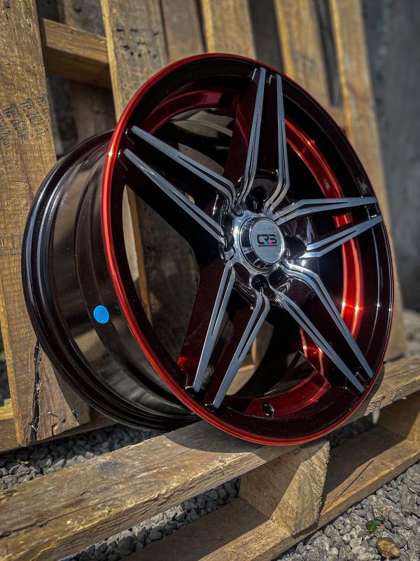 ARO 15X7 (5071) 4/100 BLACK MACHINE LIP+RED (SET 4 AROS)