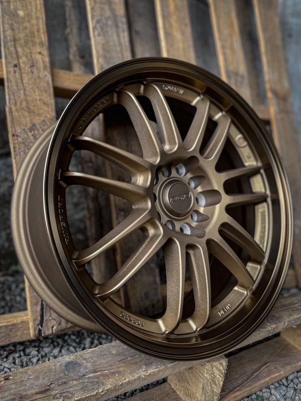 ARO 17X8 (H7070) 5/100/114.3 GRIND ARENACEOUS BRONZE
 + BRONZE LIP POLISH (SET 4 AROS)