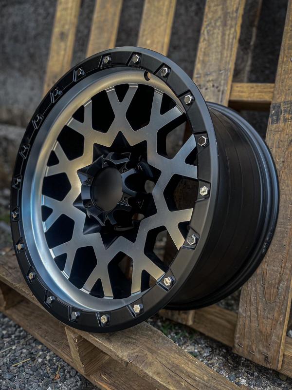 ARO 17X9 (LGS31) 6/139.7 MATT BLACK MACHINE FACE (SET 4 AROS)